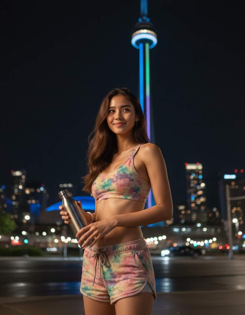 Ailisha 在 CN Tower