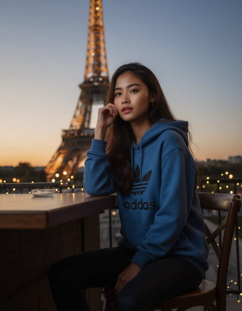 Ailisha 在 Eiffel Tower