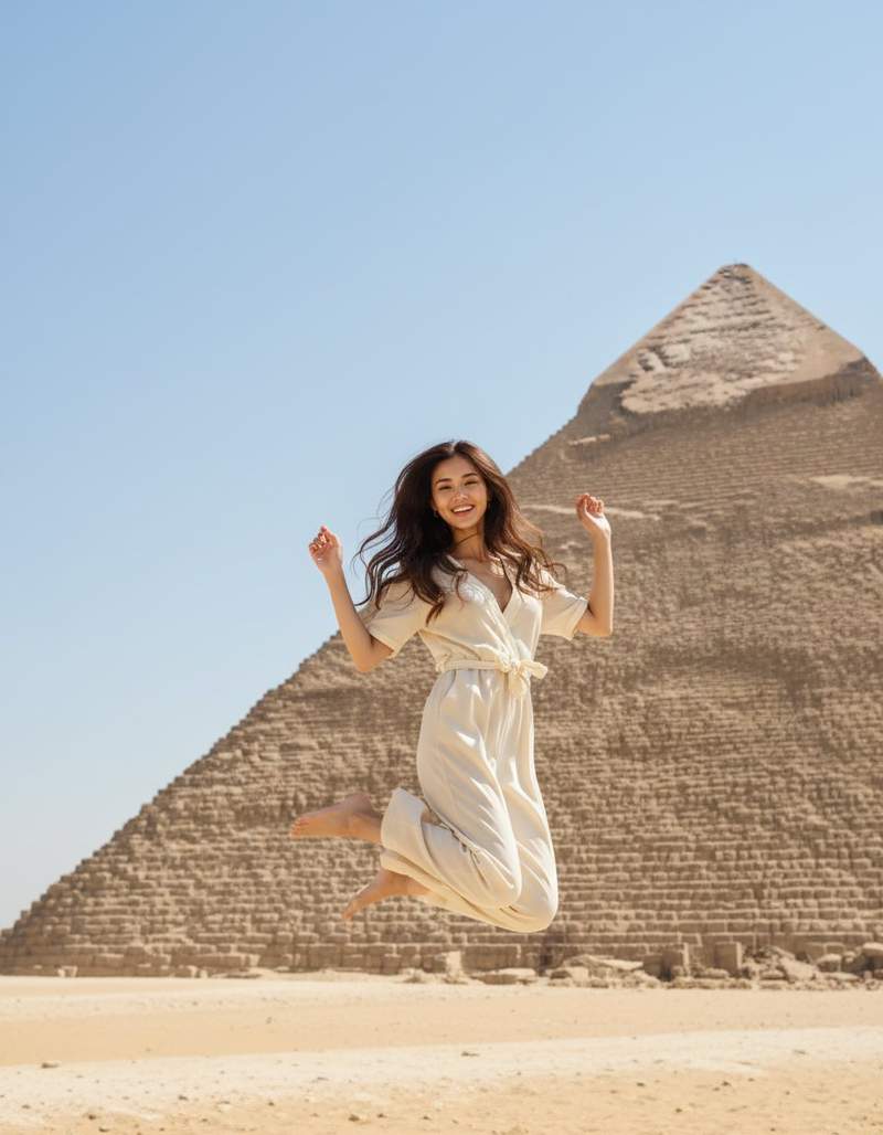 Ailisha 在 Pyramids of Giza