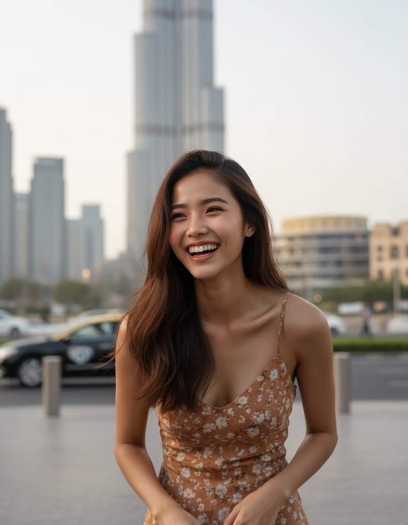 Ailisha 在 Burj Khalifa