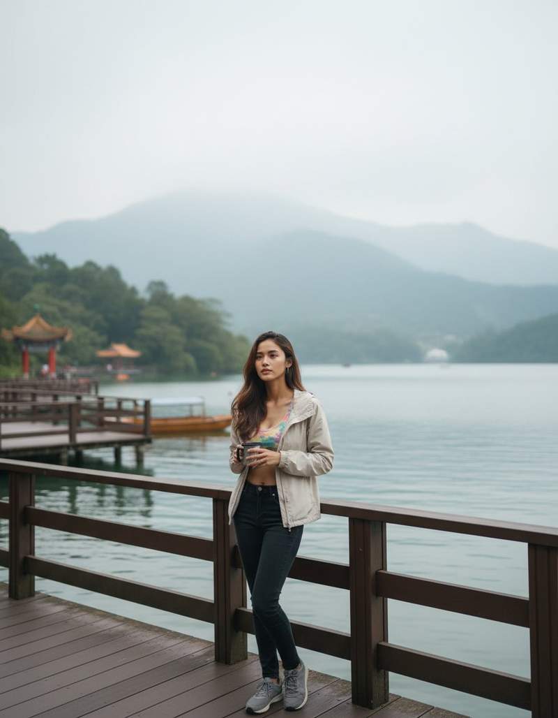 Ailisha 在 日月潭