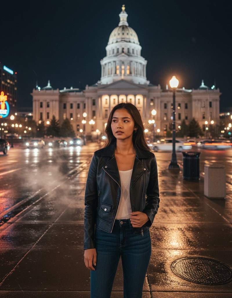 Ailisha 在 Colorado State Capitol